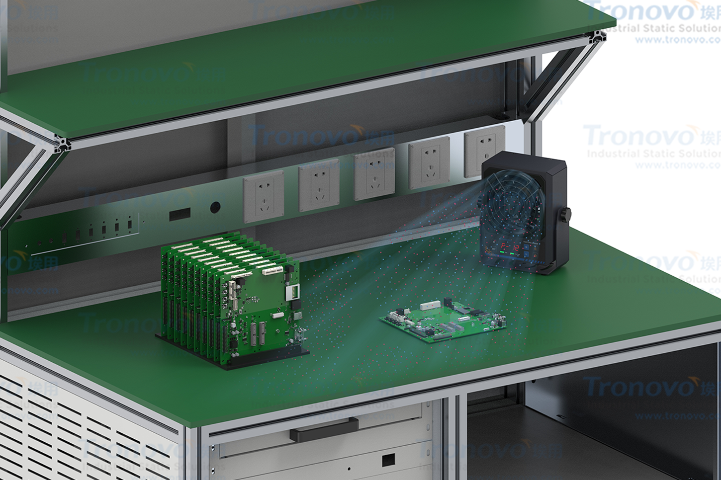 离子风机在电路板防静电领域的创新应用案例