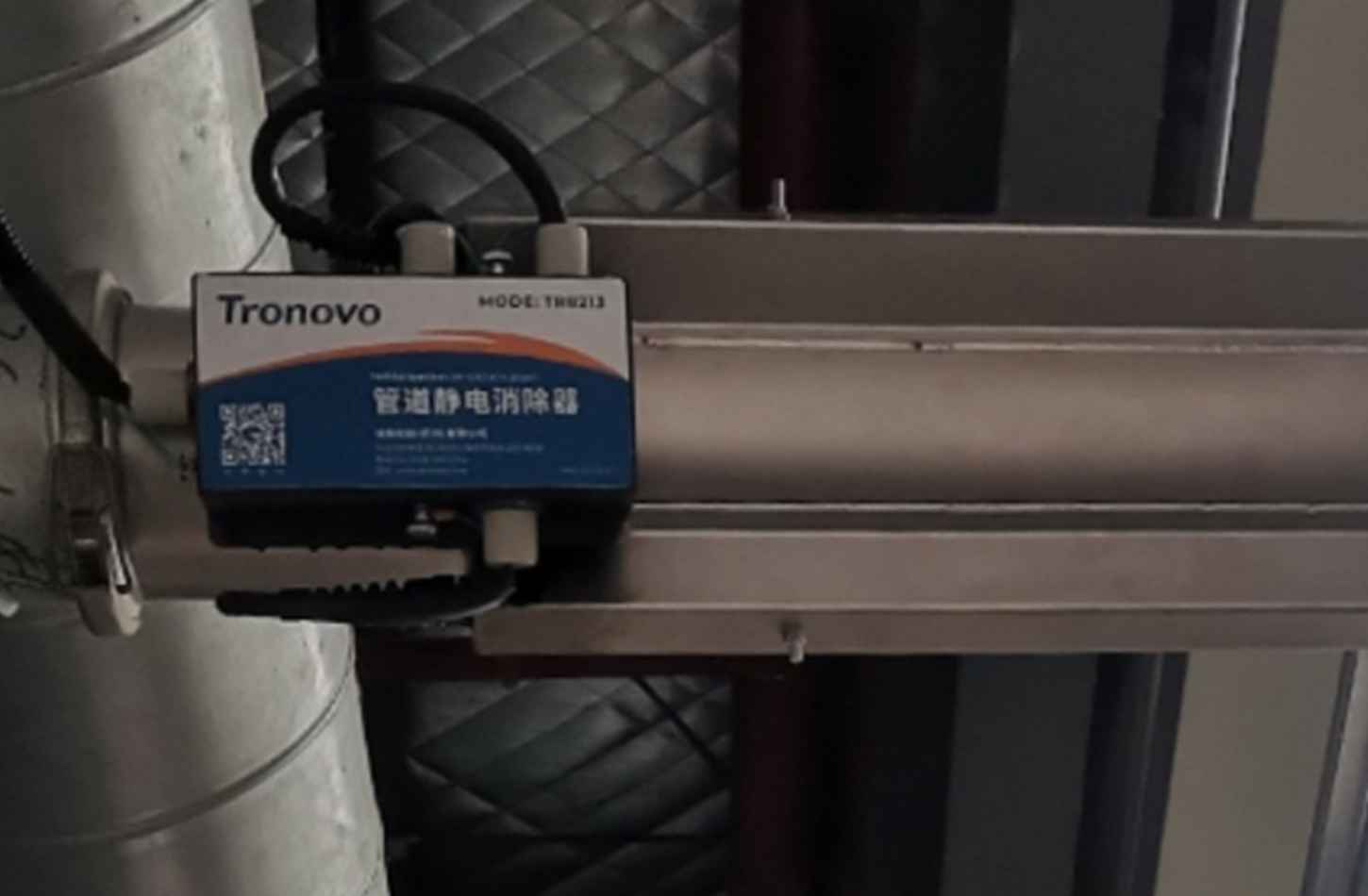 旋风分离器管道静电消除安装应用