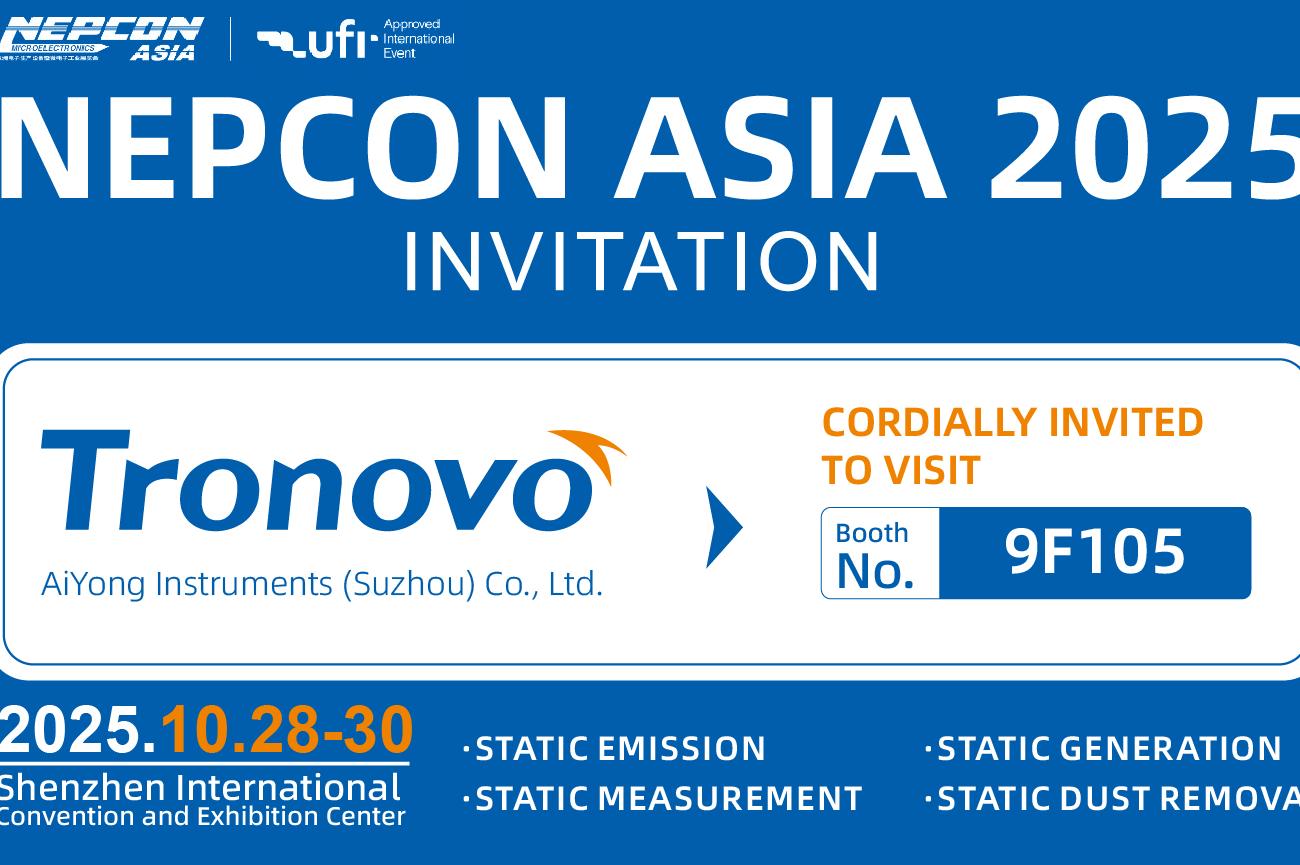 Tronovo Meet You at the Asian Electronics Industry Event to NEPCON ASIA 2025